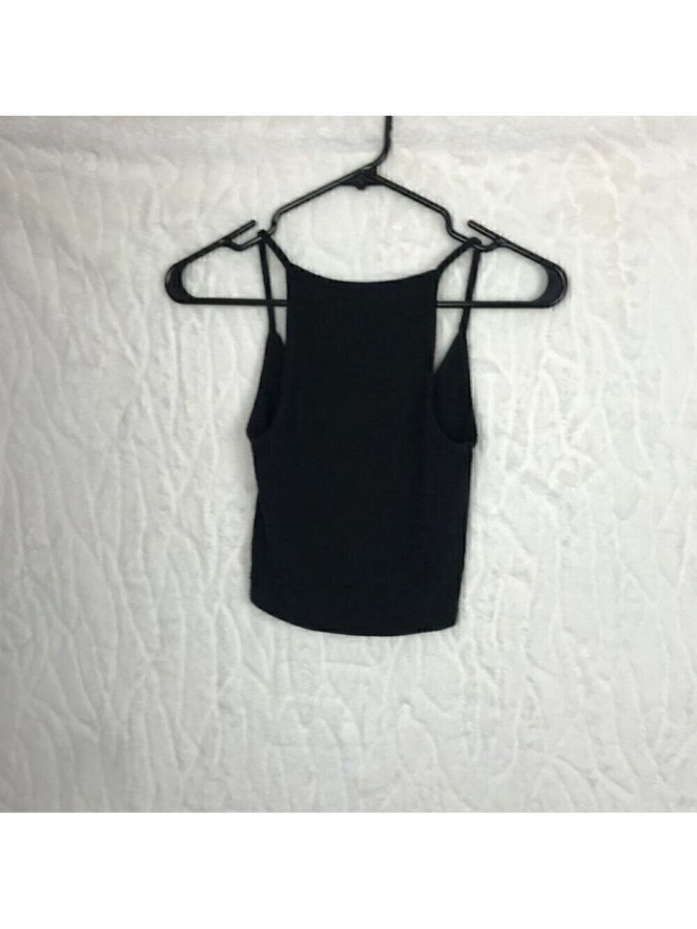 Aritzia  - Community Black Cropped Tank Size XS - Picture 3 of 4